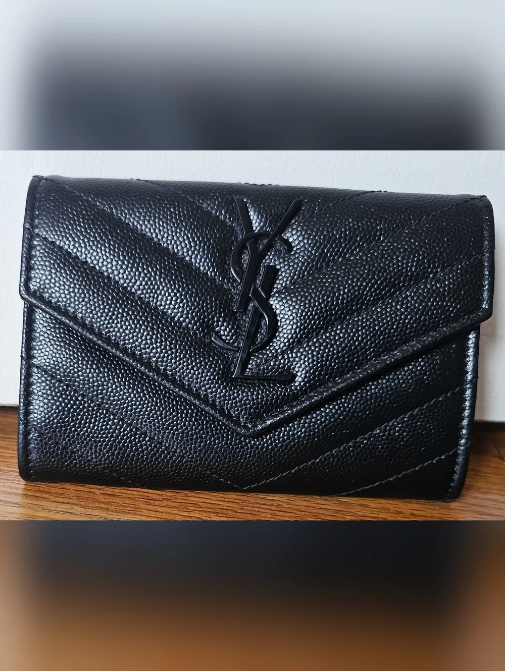 Saint LaurentCassandre Matelass Small Envelope Wallet - Picture 3 of 9
